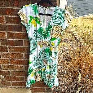 Gianni Bini Ladies size 2 Tropical 🌴 Print Midi Dress